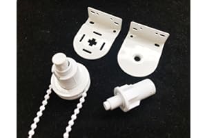 Luanxu 25mm Roller Blind Clutch Roller Shade Clutch Replacement Spares Parts Repair Kit Complete with Metal Brackets, Bead Chain, Shade Weight Max Load 3 KGS (6.6 LBS)