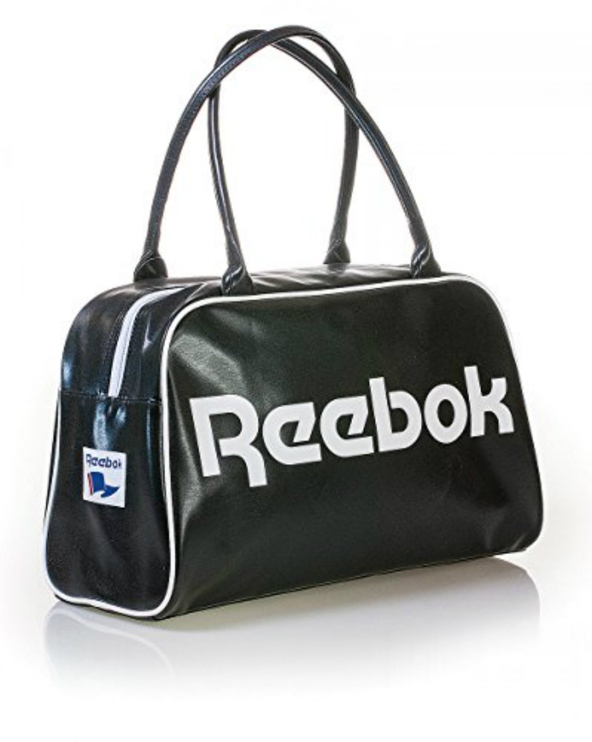 Reebok Womens Classic Royal Duffle Bag Handbag Black White Buy Online