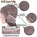 Fushen hair Full Lace Wigs for Black Women 150% Density Full Lace Front Wig Virgin Hair Wigs with Baby Hair (16 inch, full lace wig)