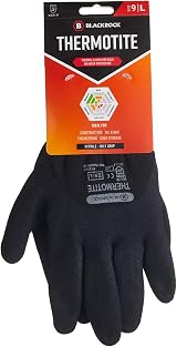 Blackrock Thermotite Thermal Work Gloves Size 8 Medium Sandy Nitrile Grip Cold view 6