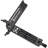 Wolf Tooth 8-Bit Pack Pliers Black Bolt | Wolf Tooth 8-Bit Multi-Tool with 17 Functions, Aluminum &amp; Steel Components