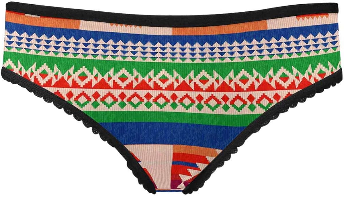 InterestPrint Women’s All Over Print Lightweight Briefs Underwear