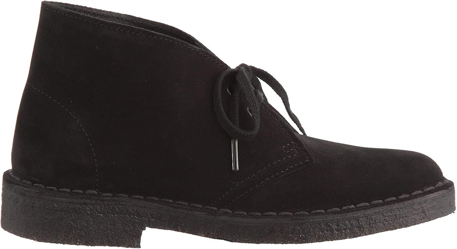 clarks black desert boots womens