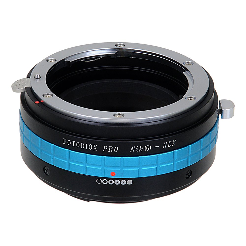 Fotodiox Pro Lens Mount Adapter Compatible with Nikon F-mount G-Type Lenses to Sony E-Mount Cameras