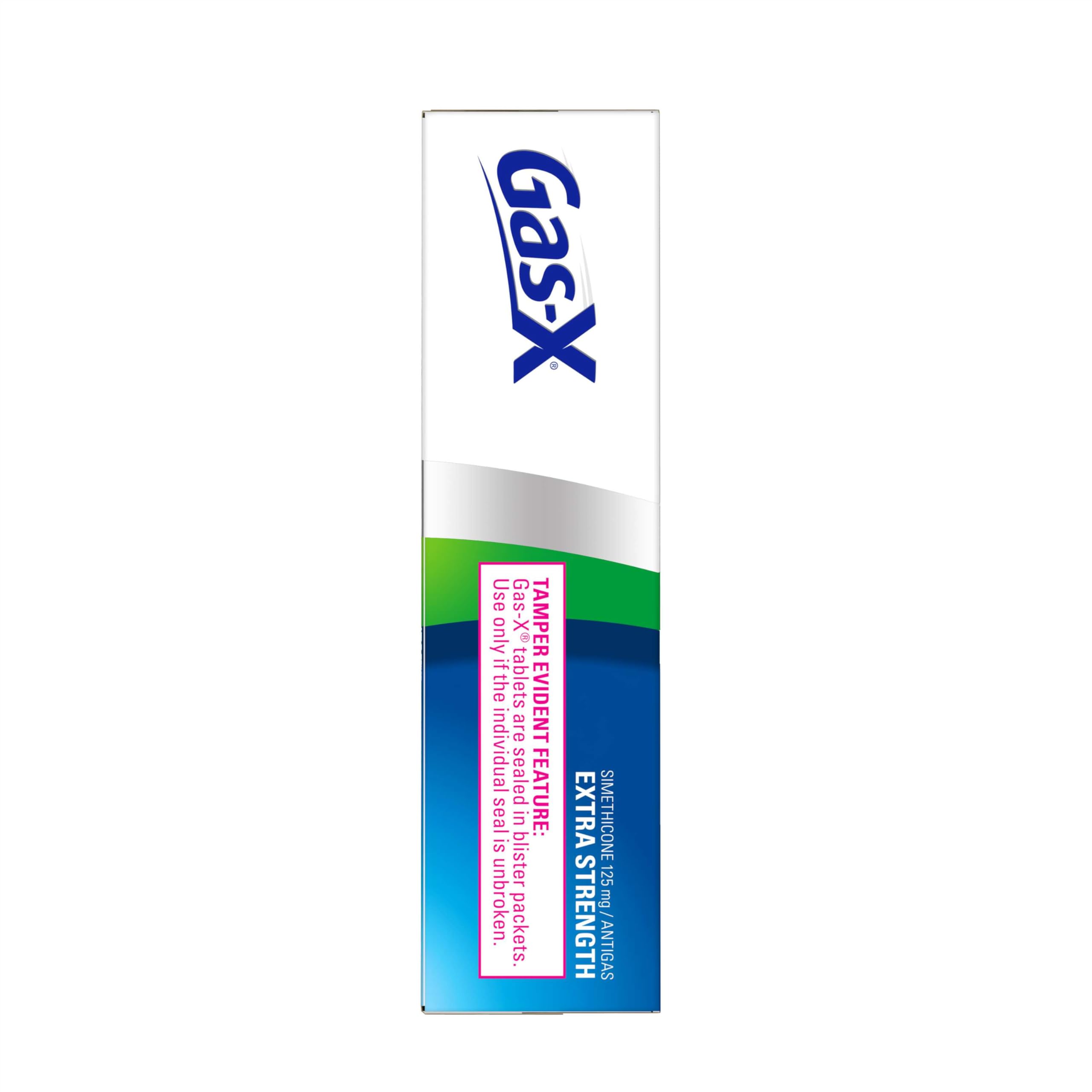 Gas-X Extra Strength Chewable Gas Relief Tablets with Simethicone 125 mg, Cherry - 48 Count