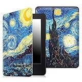 Fintie SmartShell Case for Kindle 7th Gen - The Thinnest and Lightest Leather Cover for Amazon Kindle 6