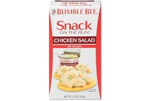 BUMBLE BEE Snack on the Run! Chicken Salad with Crackers (Pack of 12 / 3.5 oz kit)