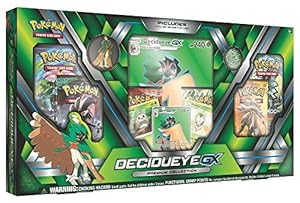 Image of Pokemon TCG: Sun & Moon Guardians Rising Decidueye-GX Premium Collection Box | Features Exclusive Decidueye-GX Foil, Oversized Holofoil, Collector's Pin, Metallic Coin Plus 6 Booster Packs &a