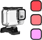 Honbobo Waterproof Case Dive Filters for GoPro Hero 13 12 11 10 Black 45M Dive view 3