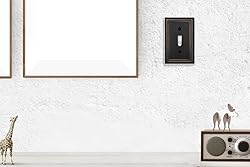 OKAWYC Single Toggle Light Switch Cover Belaire