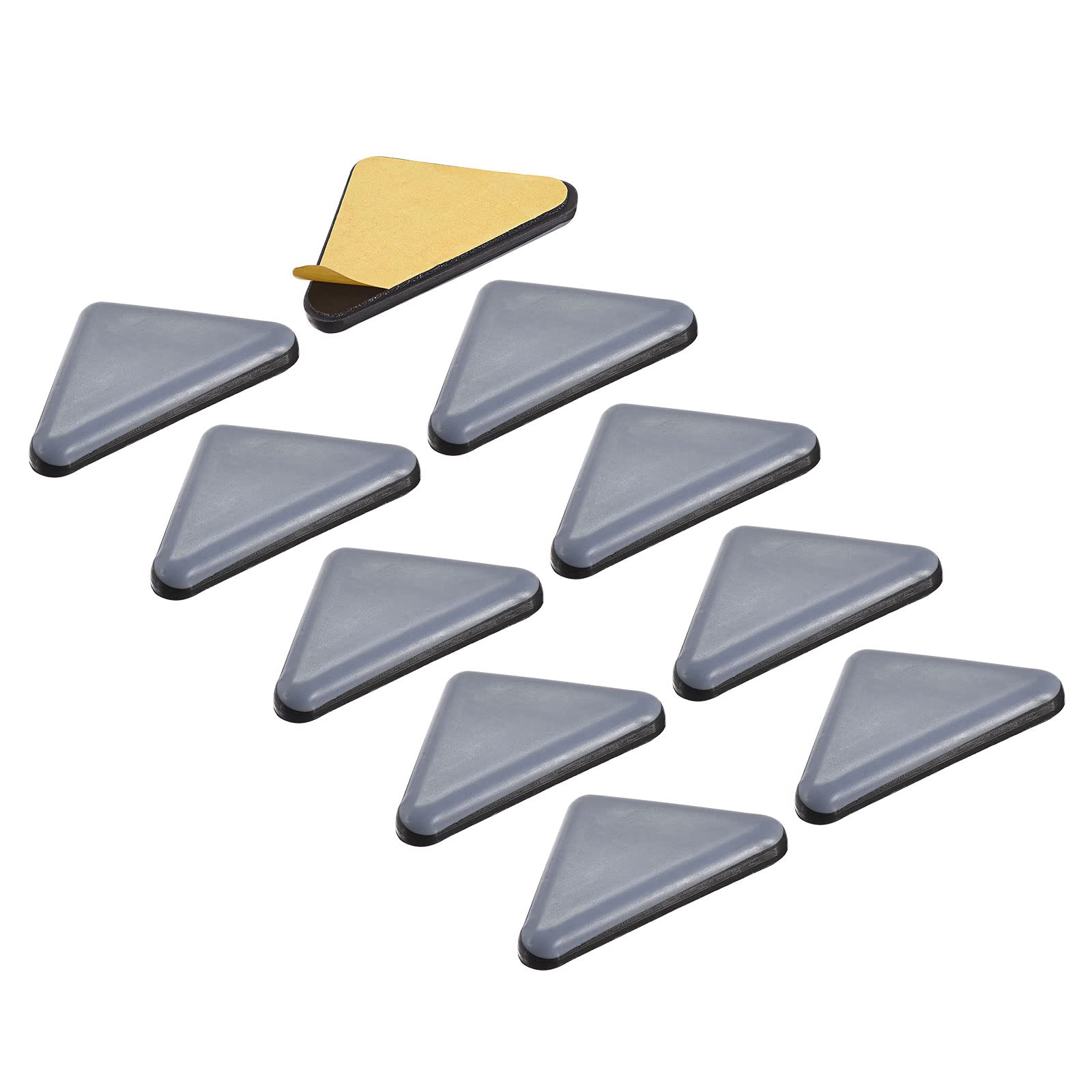 Photo 1 of METALLIXITY PTFE Furniture Slider Gliders (45x35x35mm) 12Pcs, Triangle Self-Adhesive Floor Protector Pads - for Furniture Carpets
