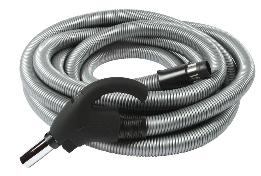 Cen-Tec Systems 99473 9.1m (30ft) Central Vacuum Low Voltage Hose Soft Grip Handle for Beam, Vacuflo, Cyclovac and More