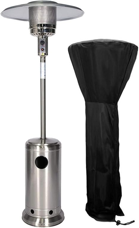 YAOJP Calentador de Patio de Acero Inoxidable de 13KW, Calentador de