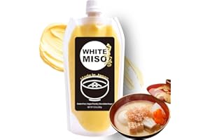 BAYU STORE Premium Japanese White Miso Paste – Smooth & Sweet/Double Koji Fermented 12.3 oz (350g) Tube/Authentic Umami Flavor for Soups, Marinades and Sauces