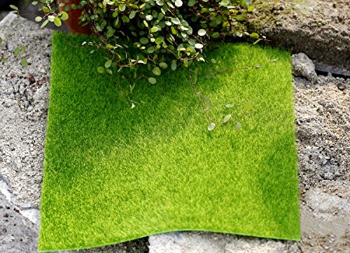 Niyatree 1 Stück 30 * 30cm Kunstgras Kunstmoos Kunstrasen DIY Mikro Landschaft Miniatur Dekoration Haus Deko – Bild 6
