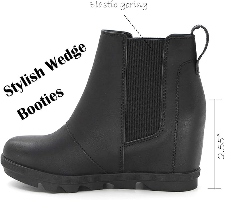 Athlefit Womens Chelsea Comfortable Booties