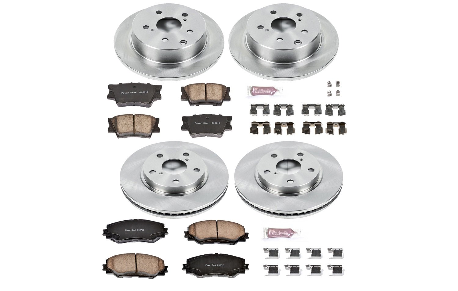 Autospecialty KOE4100 1-Click OE Replacement Brake Kit