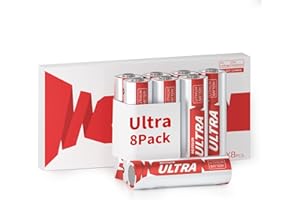 BEVIGOR AA Lithium Batteries 8Pack Ultra, 3500mAh 1.5V Double A Lithium Battery, Longer Lasting AA Batterie for Blink Camera 