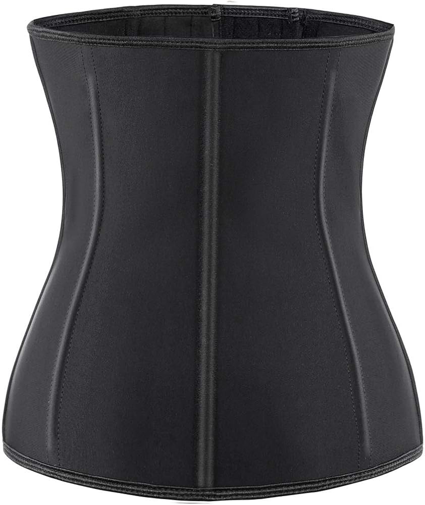 Waist Trainer for Women Corset Cincher Body Shaper Girdle Trimmer with Steel Bones Extender at  Women’s Clothing store