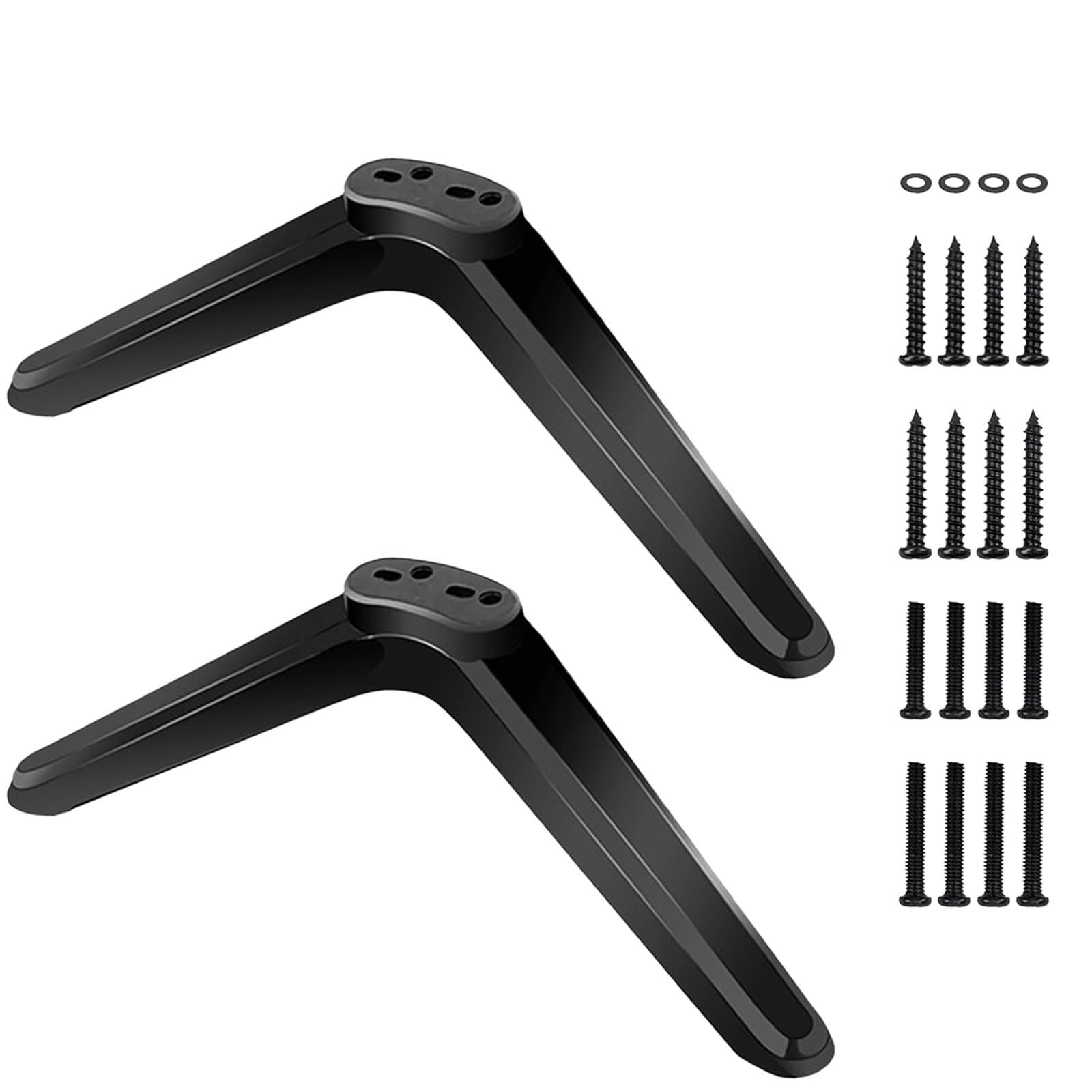 TV Pedestal Feet, Universal TV Stand Legs, Universal TV Base Pedestal Feet with Screws, Replacement Tv Stand for Most TCL Roku TV 32 40 49 50 55 Inch with Mounting Hole Distance from 2cm-5cm