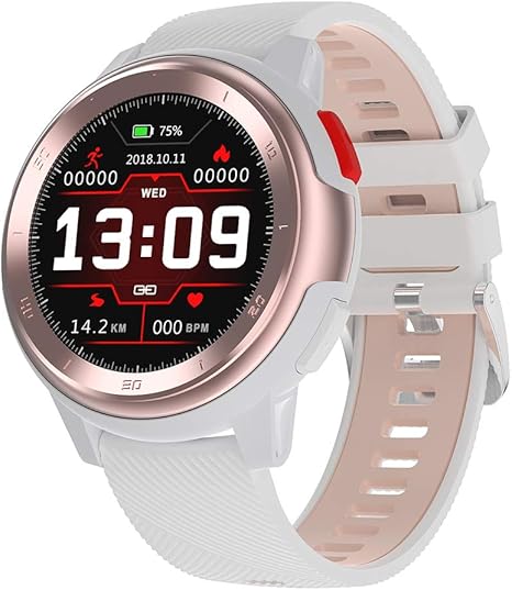 Amazon.com: Men Smart Watch DT68 ECG Heart Rate Blood ...