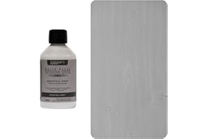 Littlefair's Wood Stain Water Based - 8.5oz/250ml - Indoor Furniture Stain Light & Dark Finishes - Special Non Toxic & Eco Friendly Formula - Wood Stain for Crafts - Color: Dovetail Grey
