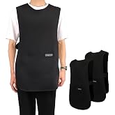 YESMUSSE Cobbler Apron Long Coverage Adjustable with Pocket Cooking Gardening Painting Free Neck Strain for Women Men