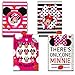 Disney Minnie Mouse School Supplies Value Pack -- 10 Pc Set (2 Folders, Notebook, Pencils, Erasers and More)