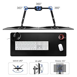 Pholiten Dual Monitor Stand 13-32",Height
