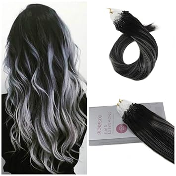 Amazon Com Moresoo 22 Inch Micro Ring Hair Extensions Remy Human