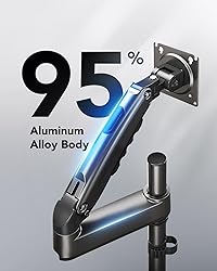 HUANUO Single Monitor Mount, Adjustable Monitor Arm