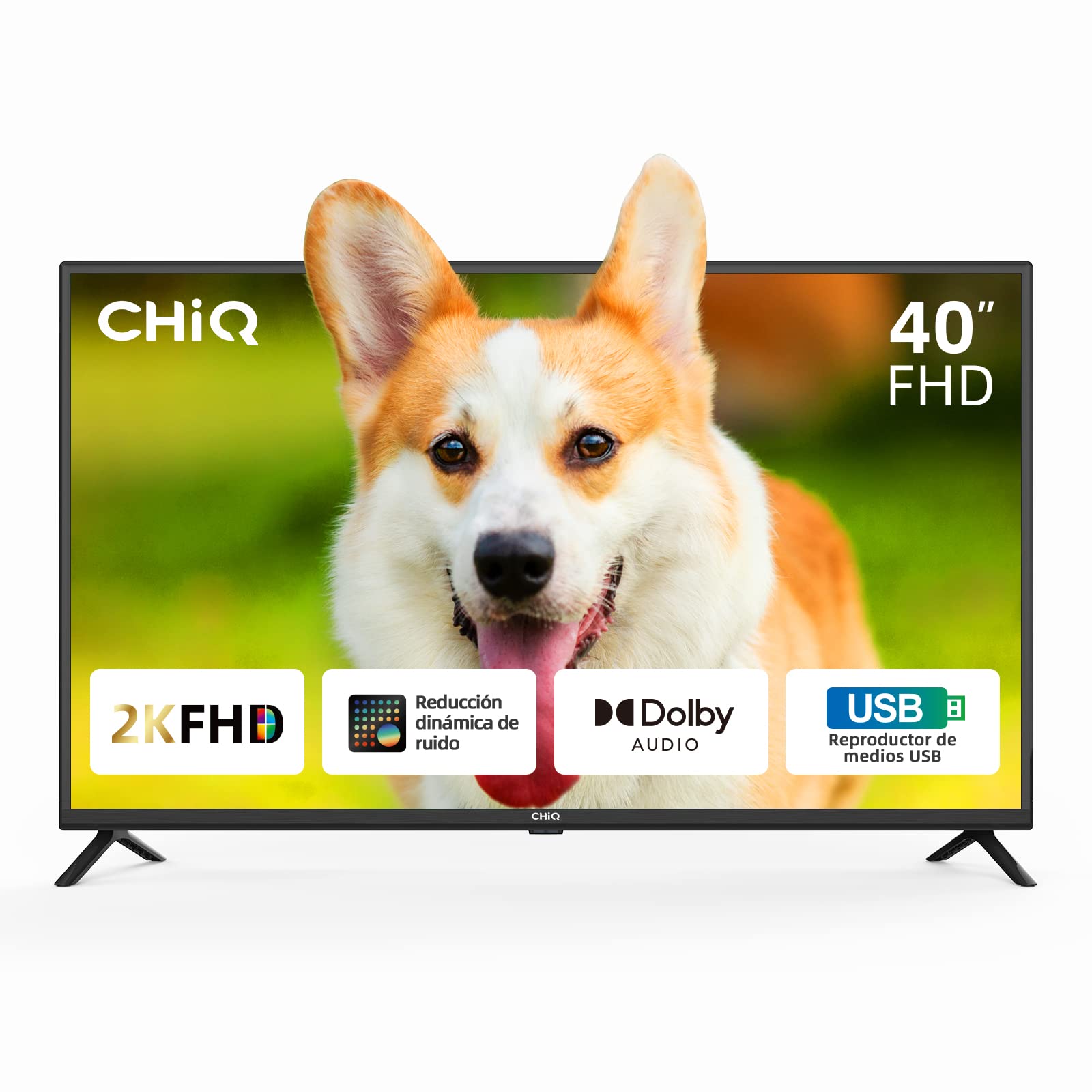 CHiQ-TV-L40G5W-2022-Television-40-Pulgadas-FHD-LED-1080p-No-Smart-TV-Decodificador-de-BLU-Ray-USB-Dolby-Audio CHiQ-TV-L40G5W-2022-Television-40-Pulgadas-FHD-LED-1080p-No-Smart-TV-Decodificador-de-BLU-Ray-USB-Dolby-Audio