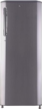 LG 270 L 3 Star Direct Cool Single Door Refrigerator(GL-B281BPZX, Shiny Steel, Smart Inverter Compressor)