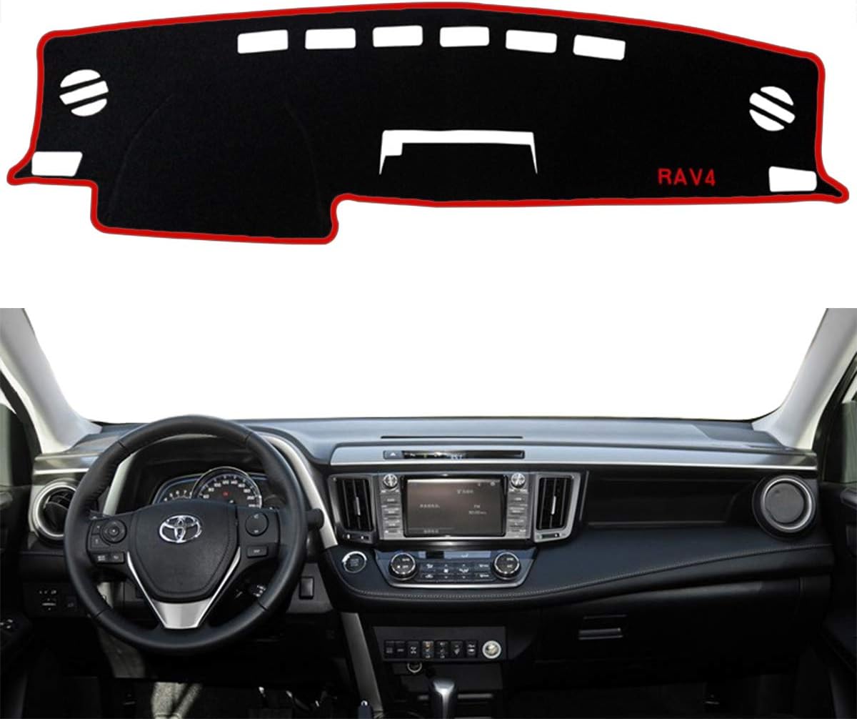Autoxrun Dashboard Mat Sun Cover Pad Dash Mat Fit 2011-2018 Toyota Rav4