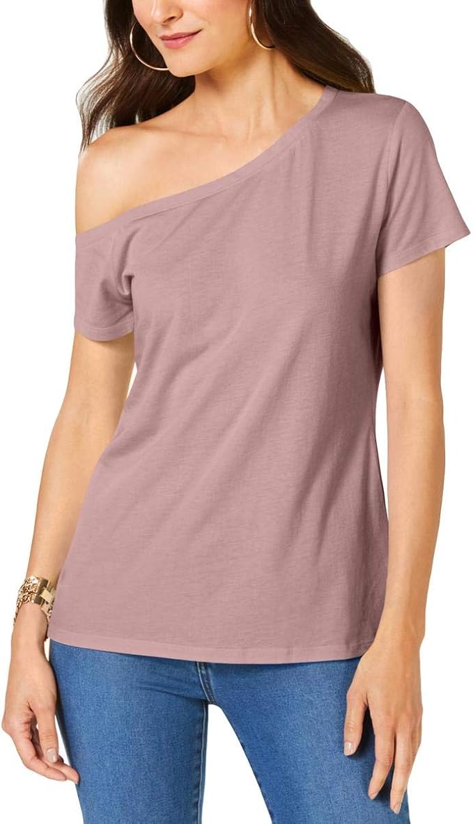 off the shoulder basic tee