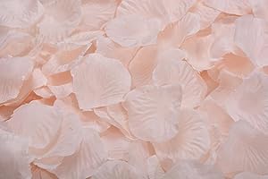 La Tartelette Silk Rose Petals Wedding Flower Decoration (100 Pcs, Champagne)