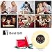 dostyle Wake Up Light Alarm Clock with Sunrise & Sunset Simulator, 6 Nature Sounds, 7 Colors Night Light, FM Radio, Touch Control - with Snooze Function for Heavy Sleepers - White