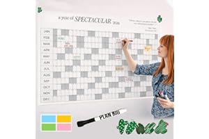 47*35in Giant Calendar for Wall,Transform Your Planning-Celebrate Every Spectacular Moment with the 2026 Wall Calendar,Big As