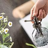 ZIUHEOA Plant Mister Glass Watering Spray Bottle 6.4 Inch 200ml Grey view 6