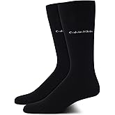 Calvin Klein Men's Dress Lightweight Stretch Crew Socks (2-Pack)
