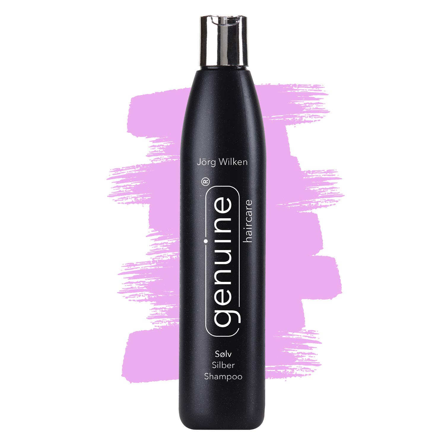 Solv Silver-Shampoo, for blonde, grey, silver hair, strengthens shine, against yellow tinge, combination of colour pigments/care products, genuine haircare