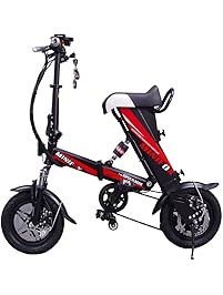 MEIYATU E-Bike - Folding Electric Bicycle with 15-18 Miles Range, E-Bike Scooter 250W Powerful Motor Collapsible Frame 36V