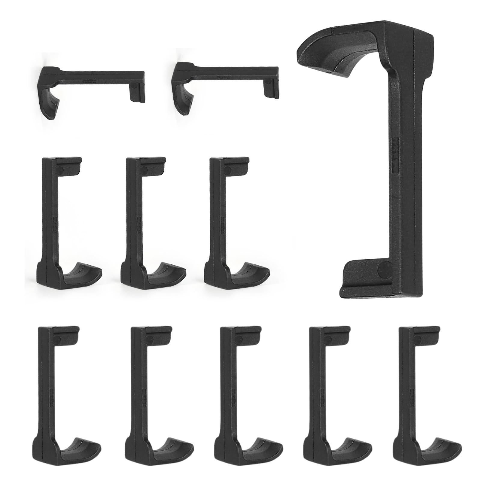 DEWIN Solar Panel Water Diversion Clips, 10pcs 35mm Solar Panel Water Drain Clips Photovoltaic Panel Water Diversion Clip Cleaning Clip