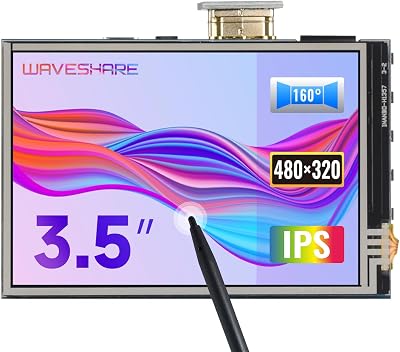 Waveshare 3.5" Resistive Touch Screen LCD for Raspberry Pi HDMI Interface