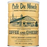 Cafe Du Monde Chicory Decaffeinated Coffee, Net Wt. 13 oz (2 Pack)