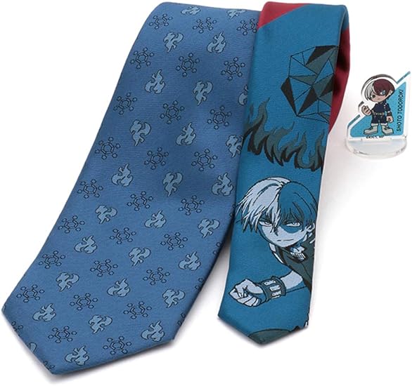Amazon ピーエスエフエー ネクタイ Tvアニメ 僕のヒーローアカデミア ネクタイ 轟焦凍 小柄 アクリルスタンド付き P ブルー フリー ネクタイ 通販