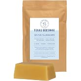 The Beeswax Co. 100% Pure Texas Beeswax Block, 1 lb