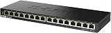 D-Link DGS-1016S 16-Port Gigabit Unmanaged Switch Fanless Black view 5