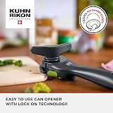 Kuhn Rikon Automatic Can Opener Gray No Sharp Edge Easy Open view 2