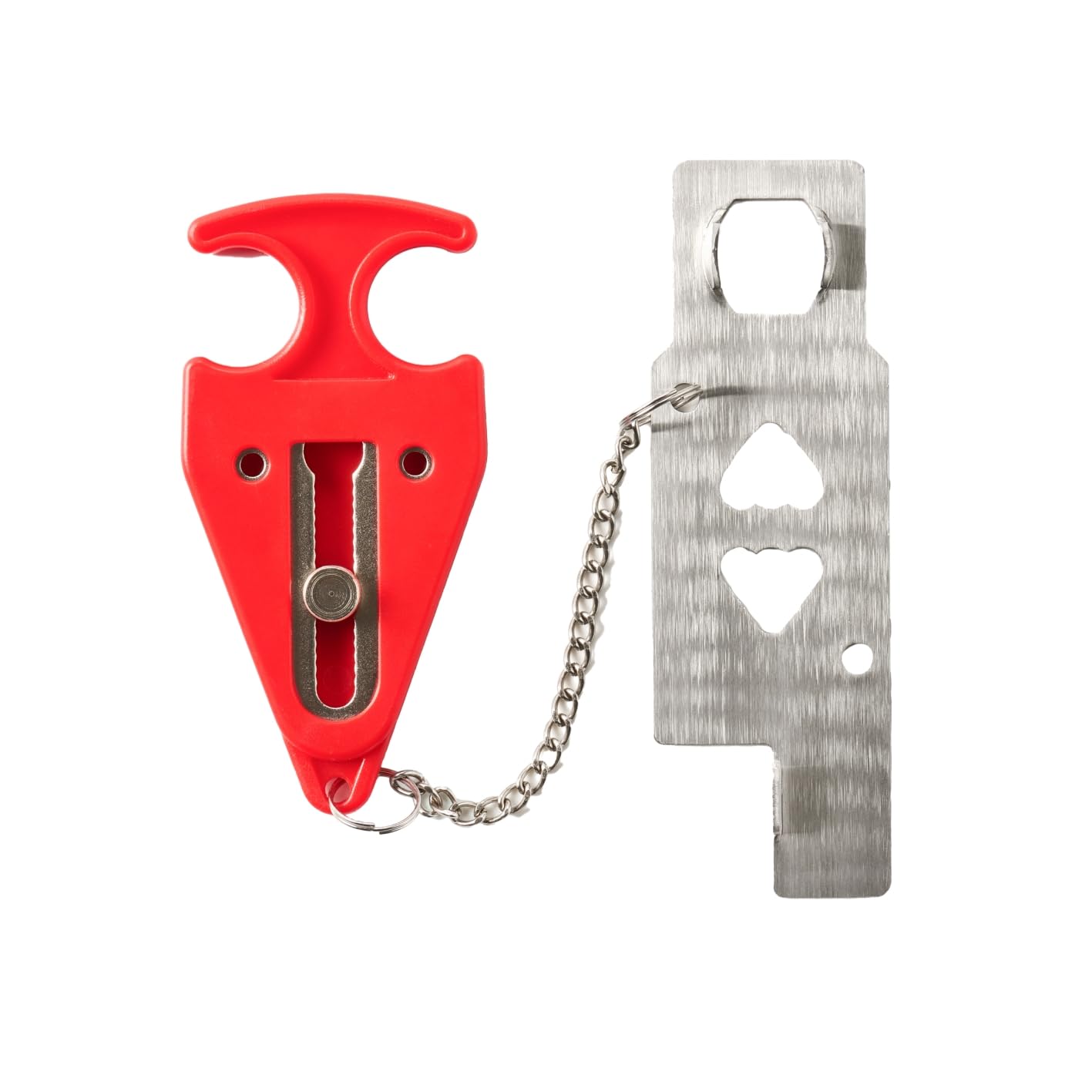 Photo 1 of Master Lock Portable Door Lock for Travelers at Hotel, Apartment, Front Entry Security with Stopping Protection
